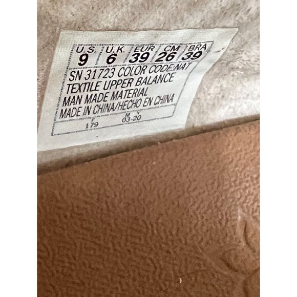 Skechers Wedge Sandals Beverlee Sz 9 Beige Stretch Straps Open Toe - Picture 4 of 10